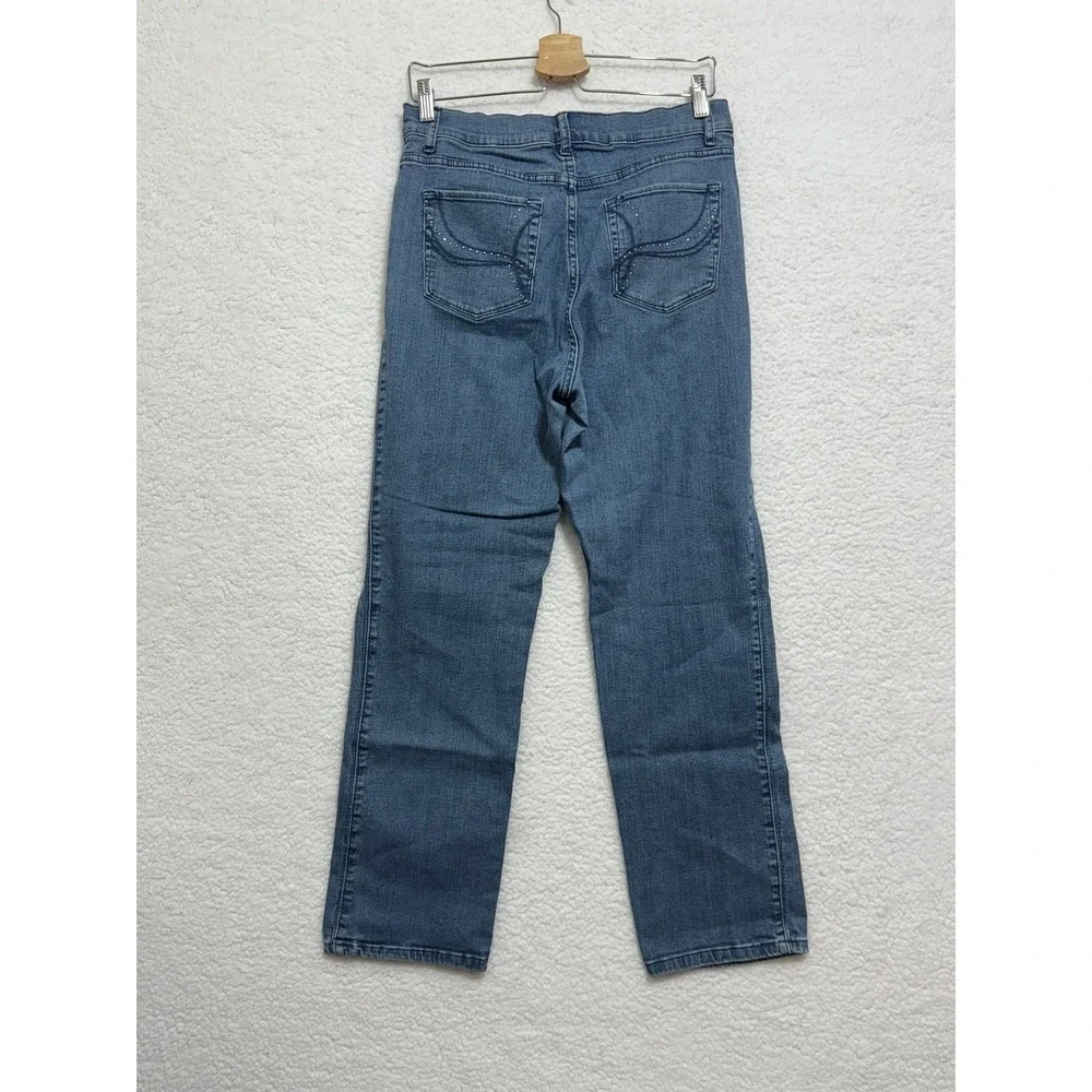 Lee Classic Fit At The Waist Womens Blue‎ Denim Jeans Pants
